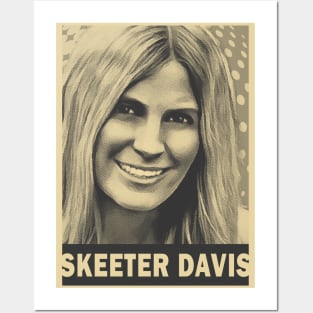 Skeeter Davis retro art (exlusive) smile Posters and Art